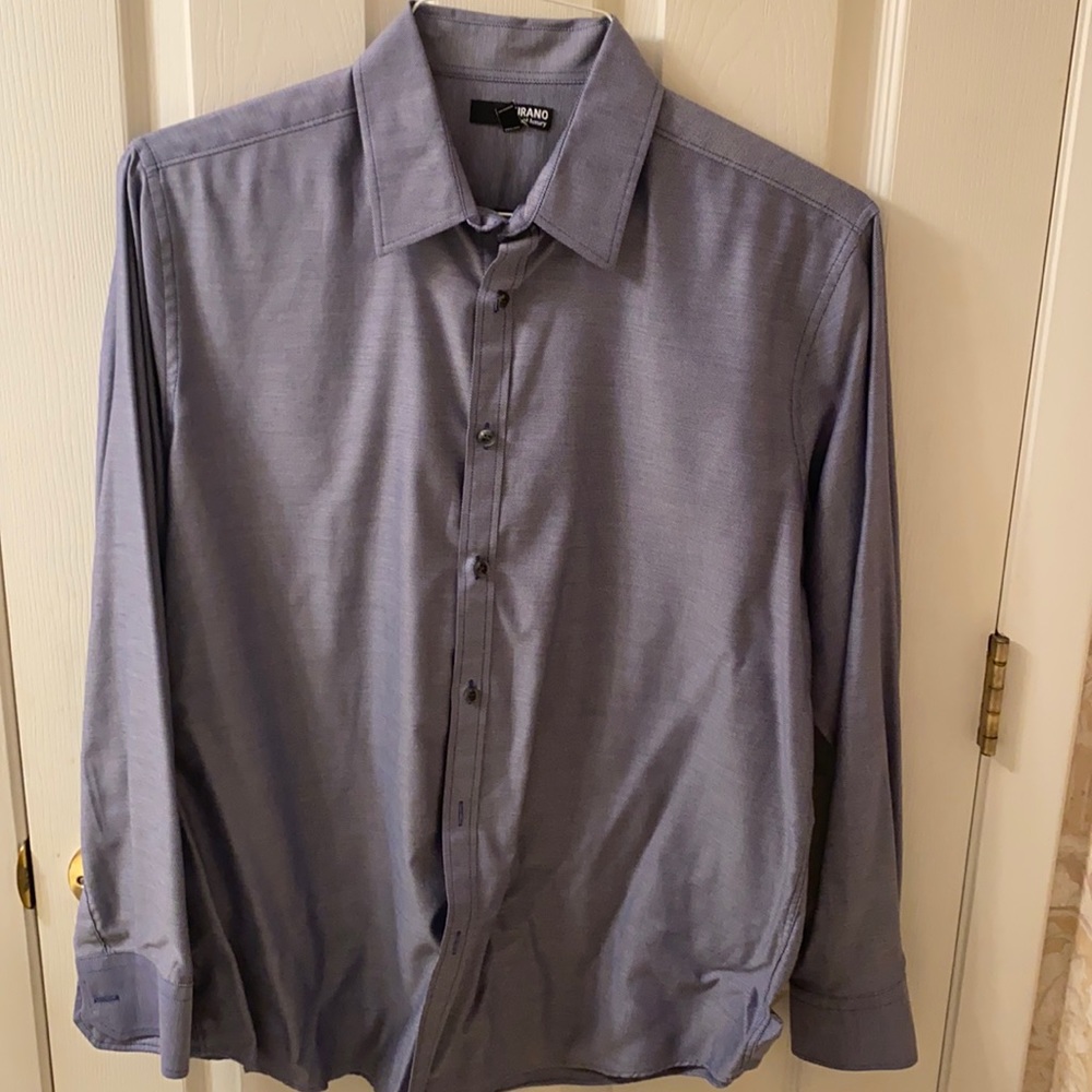 Murano Blue Dress Shirt L